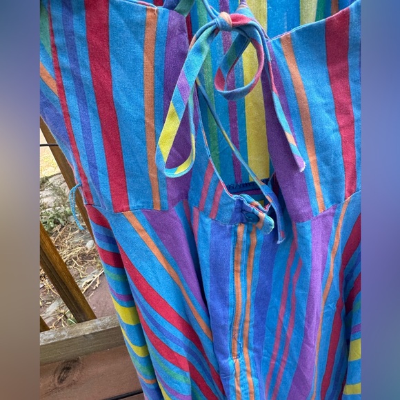 Cutest vintage stripey halter dress - Picture 5 of 8